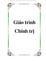 Giáo trình Chính trị