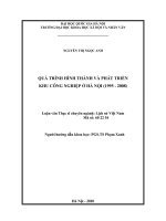 Quá trình hình thành và phát triển khu công nghiệp ở Hà Nội