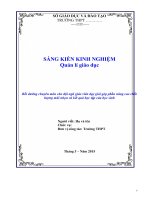 Bồi dưỡng chuyên môn cho đội ngũ giáo viên dạy giỏi góp phần nâng cao chất lượng mũi nhọn và kết quả học tập của học sinh _SKKN QLGD