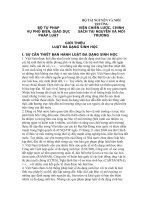 GIỚI THIỆU LUẬT ĐA DẠNG SINH HỌC