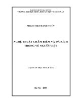 Nghệ thuật châm biếm và đả kích trong vè người Việt