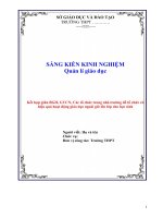 Kết hợp giữa BGH, GVCN, Các tổ chức trong nhà trường để tổ chức có hiệu quả hoạt động giáo dục ngoài giờ lên lớp cho học sinh_SKKN QLGD