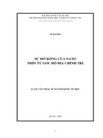 Sự mở rộng của NATO nhìn từ góc độ địa chính trị
