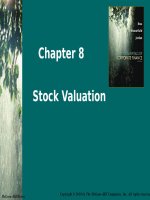 Chapter 8 stock valuation
