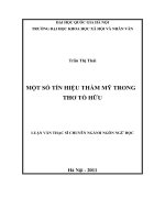 Một số tín hiệu thẩm mỹ trong thơ Tố Hữu tt.PDF