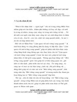 Nâng cao chất lượng phát triển nhận thức ngôn ngữ cho trẻ lớp 3 tuổi