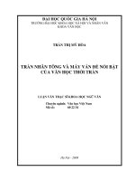 Trần Nhân Tông và mấy vấn đề nổi bật của văn học thời Trần
