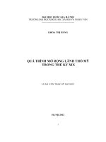 Quá trình mở rộng lãnh thổ Mỹ trong thế kỷ XIX