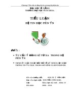 Yêu cầu và đăng ký từ xa trong hệ phân tán