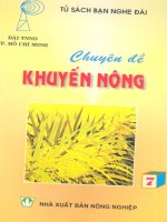Tủ sách bạn nghe đài: CHuyền đề khuyến nông số 7