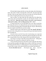 Đánh giá công tác quản lý nhà nước về môi trường tại thành phố cao bằng   tỉnh cao bằng giai đoạn 2011   2013
