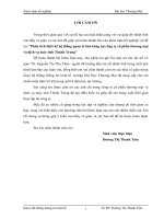 Phân tích thiết kế hệ thống quản lý bán hàng tại công ty cổ phần thương mại và dịch vụ máy tính Thành Trung