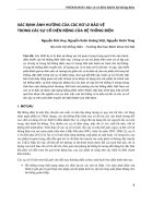 Xác định ảnh hưởng của các rơle bảo vệ trong các sự cố diện rộng của hệ thống điện