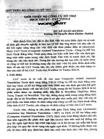 Giới thiệu bộ công cụ hỗ trợ dịch thuật - CAT TOOLS