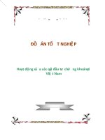 Phân loại Quỹ đầu tư chứng khoán