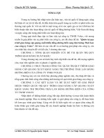 Quản trị quy trình giao hàng cáp quang xuất khẩu bằng đường biển sang thị trường Thái Lan của công ty Volex