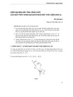 KIỂM NGHIỆM ĐẶC TÍNH CÔNG SUẤT  CỦA MÁY PHÁT SF4006616470 NHÀ MÁY THỦY ĐIỆN SƠN LA