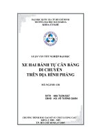 ĐỀ TÀI: Xe hai bánh tự cân bằng di chuyển trên địa hình phẳng