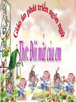 slide thuyết trình Thơ Đôi mắt của em