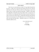 Phân tích, thiết kế hệ thống thông tin quản lý bán hàng tại công ty cổ phần xuất nhập khẩu Hàng không - AIRIMEX