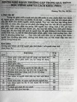 Những khó khăn thường gặp trong quá trình học tiếng Anh và cách khắc phục