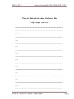 đề tài “ Dự báo nhu cầu về sản phẩm áo Jacket 2 lớp nữ của công ty CP may Thanh trì trên địa bàn Hà Nội tới năm 2019”