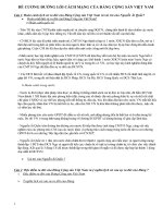 ĐỀ CƯƠNG ĐƯỜNG lối CÁCH MẠNG của ĐẢNG CỘNG sản VIỆT NAM