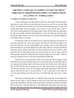 Hoàn thiện quản trị kênh phân phối văn phòng phẩm của công ty TNHH K.Long tại thị trường Miền Bắc
