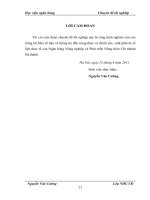 Hoàn thiện và phát triển nghiệp vụ bảo lãnh tại  Ngân hàng Nông ngiệp và Phát triển nông thôn Việt Nam chi nhánh Hà Thành