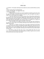 Giải pháp marketing thu hút khách du lịch nội địa đến khách sạn Hoa Sim – Lạng Sơn.DOC