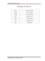 Hoàn thiện quy trình kiểm toán khoản mục TSCĐ trong kiểm toán BCTC do Công ty TNHH Kiểm toán và Định giá Việt Nam thực hiện