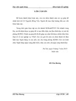 Giải pháp đa dạng hoá các loại LC trong phương thức thanh toán TDCT tại NHNo&PTNT chi nhánh Láng Hạ