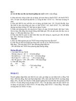 Bài tập kế toán tài chính doanh nghiệp có đáp án chi tiết