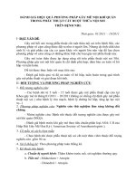 Đánh giá hiệu quả phương pháp gây mê nội khí quản trong phẫu thuật cắt ruột thừa nội soi trên bệnh nhi