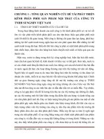 phát triển kênh phân phối sản phẩm nội thất của công ty TNHH SUNGMIN Việt Nam trên thị trường Hà Nội và các tỉnh lân cận” làm đề tài chuyên đề tốt nghiệp