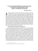 Từ thực trạng đổi mới mô hình thư viện đại học Mỹ, suy nghĩ về xu hướng đổi mới tổ chức, quản lý thư viện đại học Việt Nam