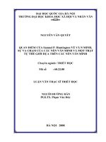 Quan điểm của Samuel P. Huntington về văn minh, sự va chạm của các nền văn minh và một trật tự thế giới dựa trên các nền văn minh
