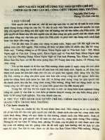 Một vài suy nghĩ về công tác giải quyết chế độ chính sách cho cán bộ, công chức trong nhà trường