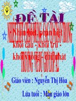 slide thuyết trình Nhận biết các khối mẫu giáo 5-6 tuổi