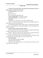 Hoàn thiện công tác xây dựng kế hoạch bán hàng tại Công ty cổ phần xây lắp và sản xuất cơ khí Phú Cường