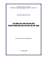 Tác động của toàn cầu hóa đến truyền thống hiếu học của dân tộc Việt Nam