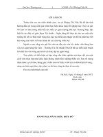 Hiệu quả hoạt động huy động tiền gửi tại Ngân hàng thương mại cổ phần Sài Gòn Thương Tín Sacombank- Chi nhánh Thủ Đô