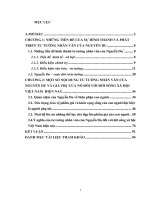 Tư tưởng nhân văn của Nguyễn Du