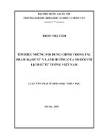 Tìm hiểu những nội dung chính trong tác phẩm Mạnh Tử và ảnh hưởng của nó đối với lịch sử tư tưởng Việt Nam
