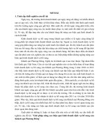 Giải pháp nâng cao hiệu quả kinh doanh dịch vụ bổ sung của Khách sạn Phương Đông