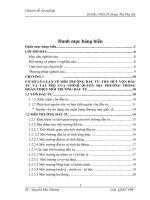 Hoàn thiện môi trường đầu tư nhằm  thu hút vốn đầu tư tại huyện Mộc Châu