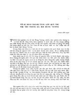 Về sự hình thành tầng lớp quý tộc thị tộc trong xã hội Hùng Vương