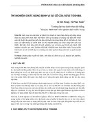 THÍ NGHIỆM CHỨC NĂNG ĐỊNH VỊ SỰ CỐ CỦA RƠLE TOSHIBA