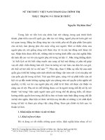 Nữ trí thức Việt Nam tham gia chính trị Thực trạng và thách thức