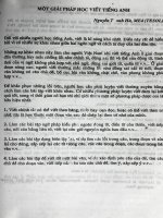 Một giải pháp học viết Tiếng Anh